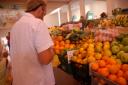John på fruktmarkedet