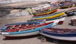 Typiske fiskebåter på Kapp Verde