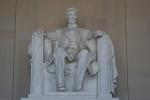 Med selveste Abraham Lincoln sittende på sin høye stol