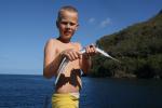 Jacob med Olavs fisk