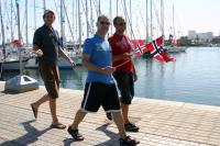 Opningsparade med flagg Opningsparade med flagg