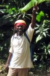 Rastafarimannen Vision som gav oss ein flott rundtur.